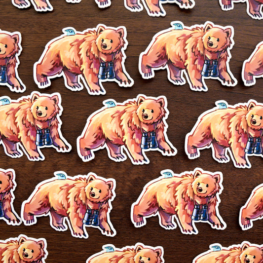 Binocular Bear - Sticker