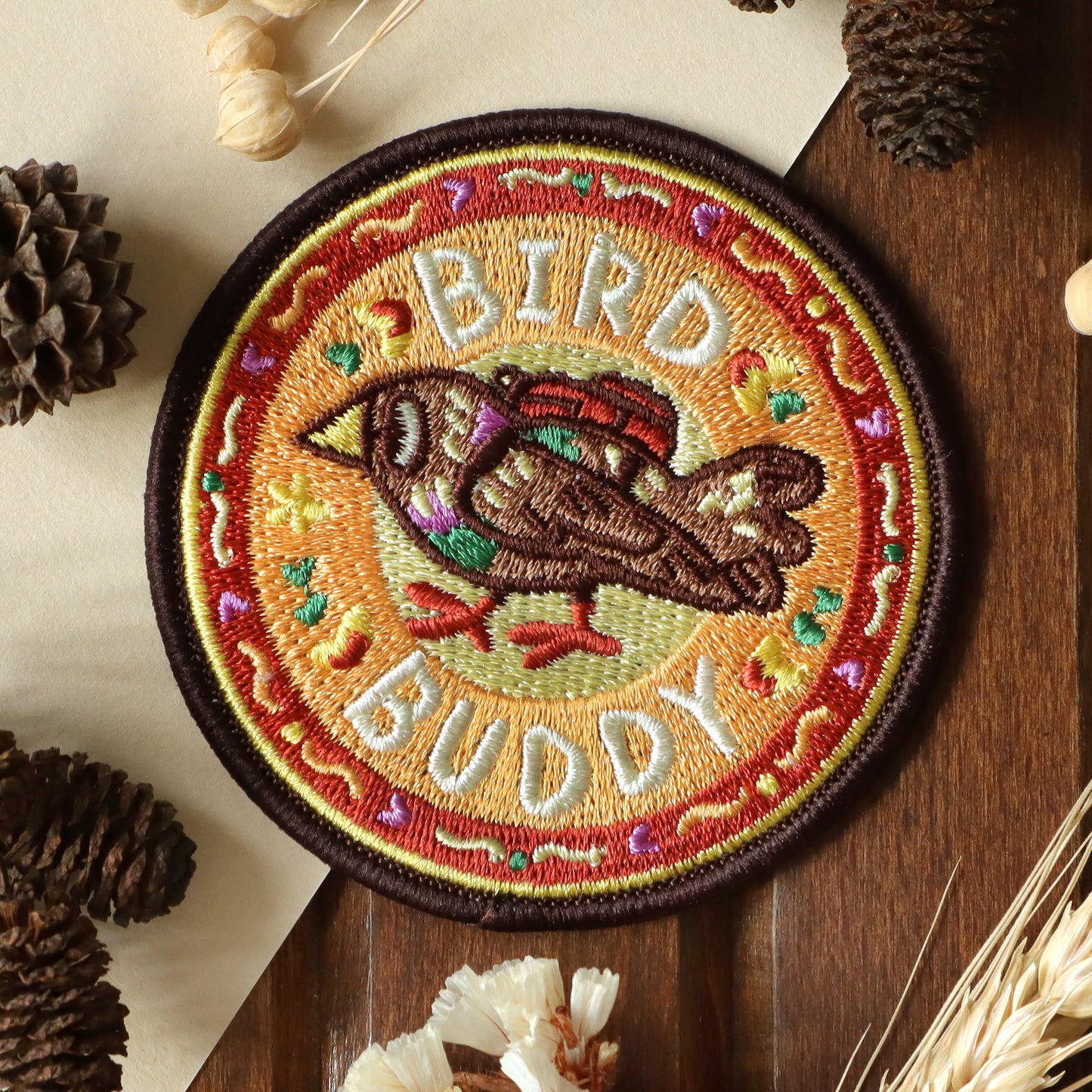 Bird Buddy - Embroidered Patch (iron-on)