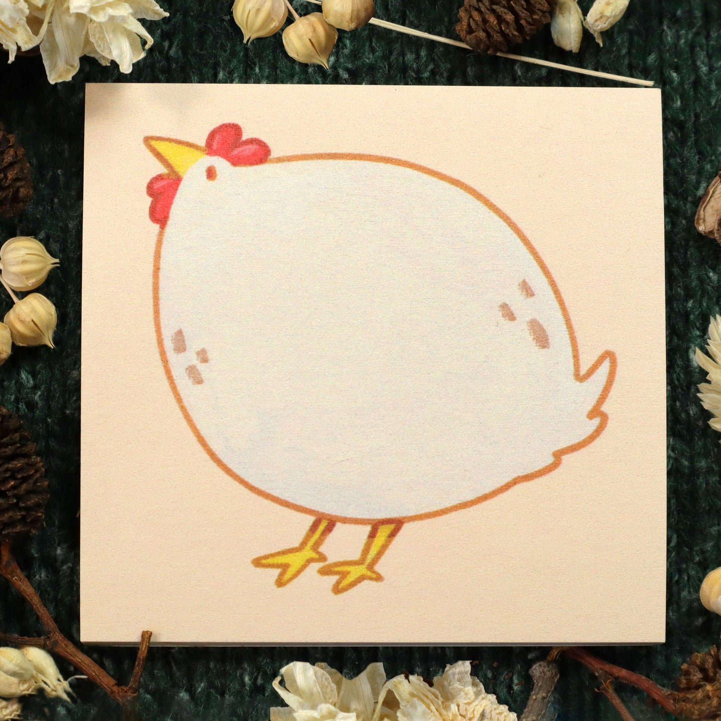 Round Chicken - Post-It Notes