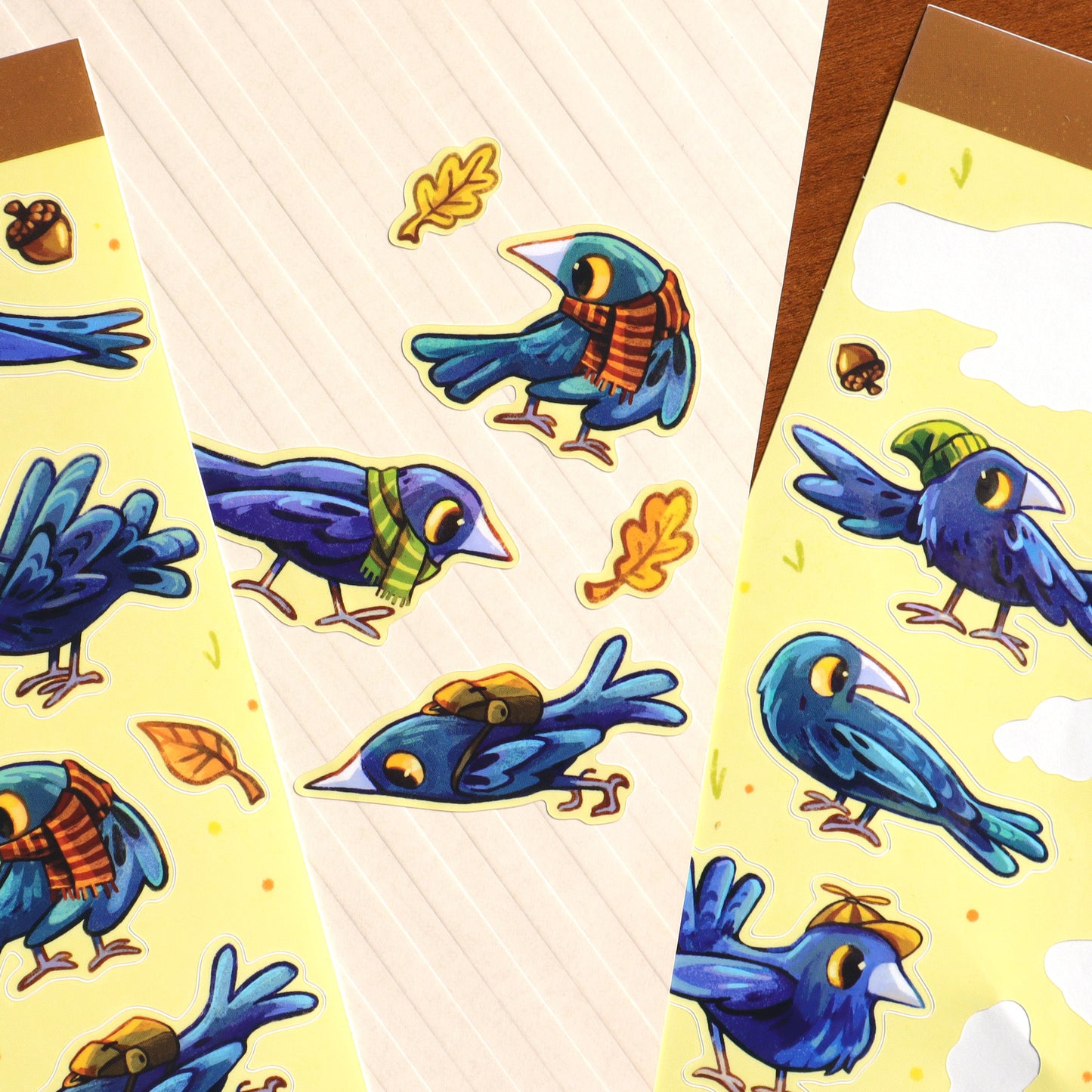 Crows & Scarves - Sticker Sheet