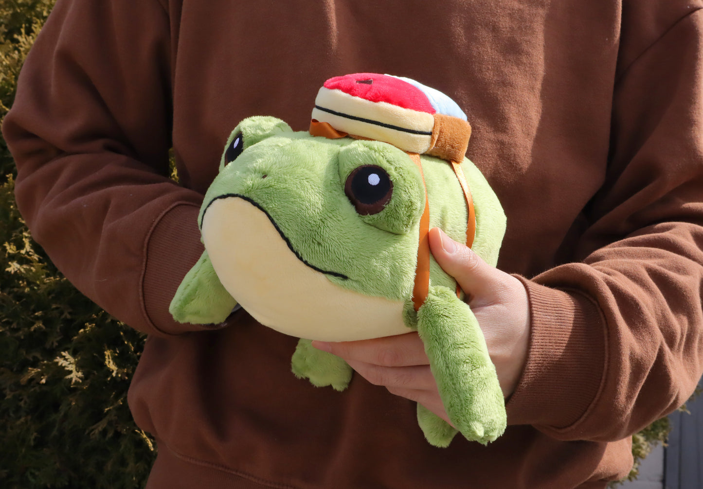 Backpack Frog Plush