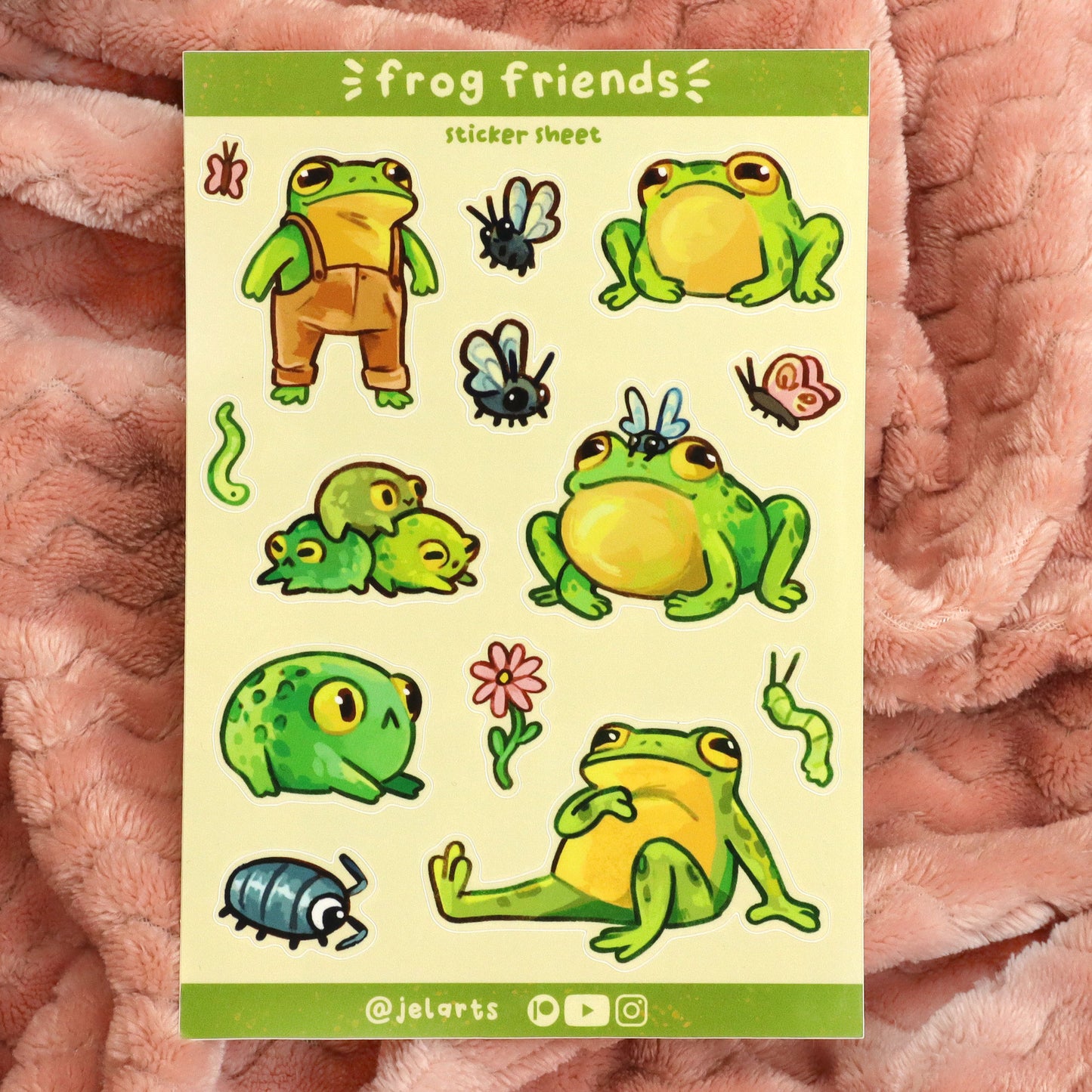 Frog Friends - Sticker Sheet