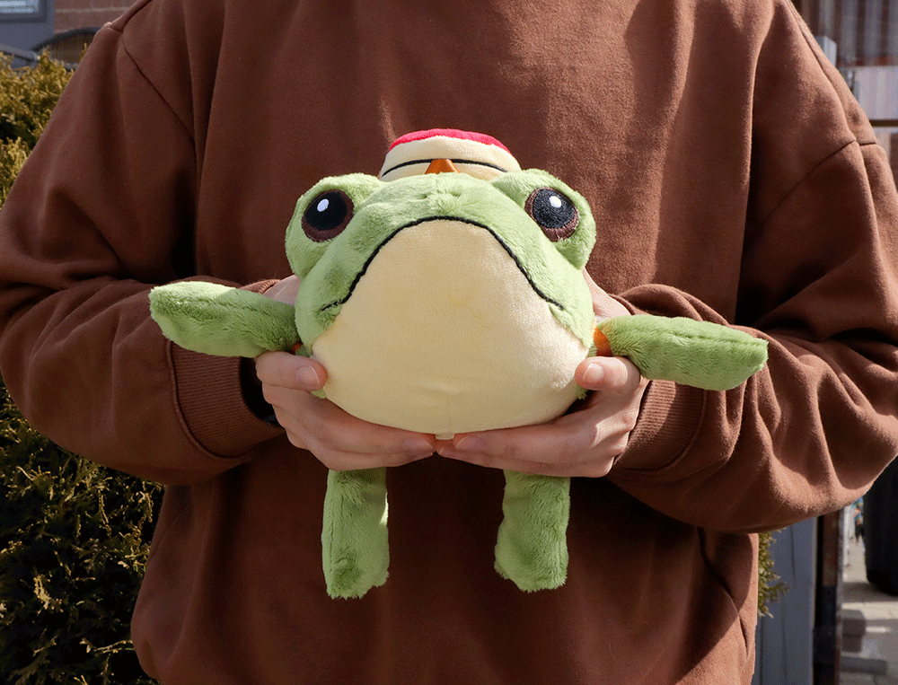 Backpack Frog Plush