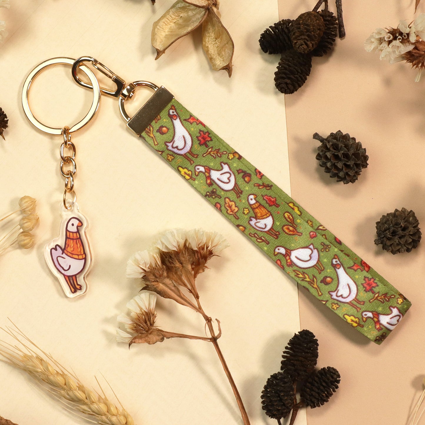 Wrist Lanyards with Charm