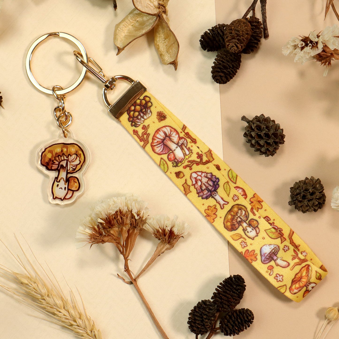 Wrist Lanyards with Charm