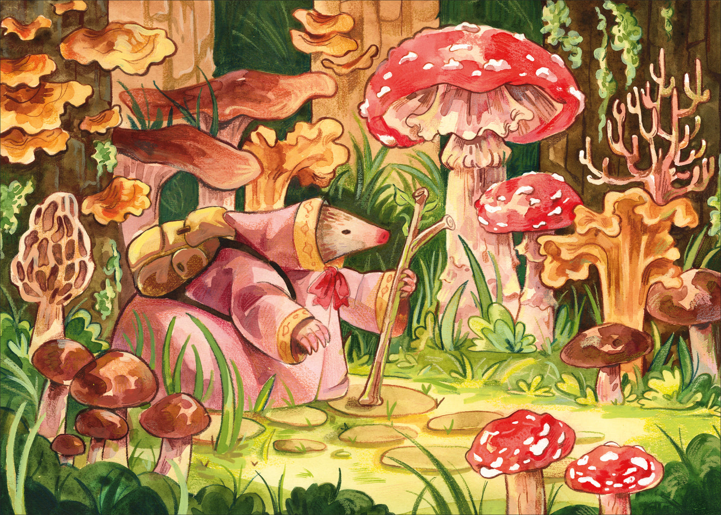 The Mushroom Mole - Print