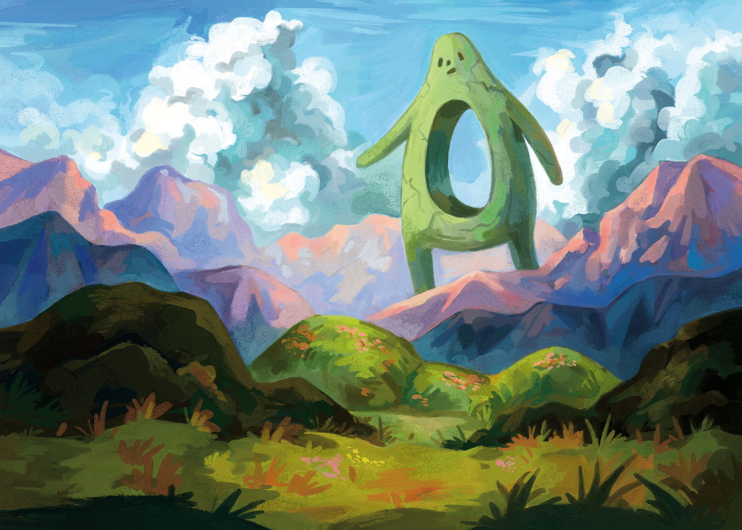 Stone Garden Mountain - Print