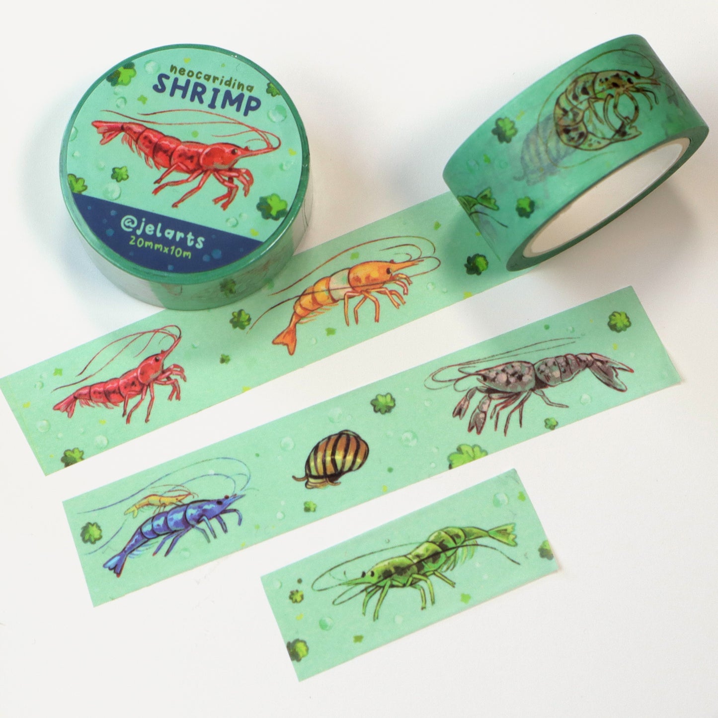 Colourful Shrimp - Washi Tape