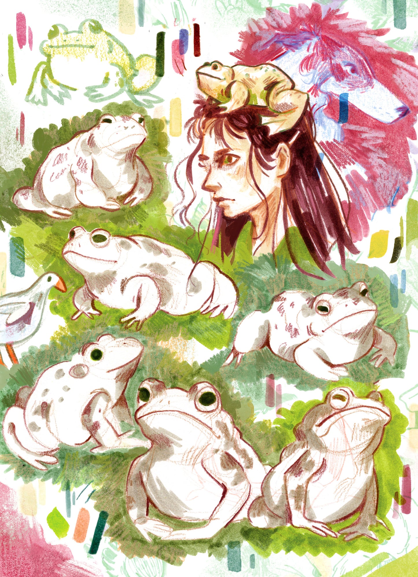 Toads - Sketchbook Print