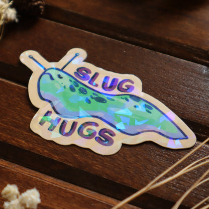 Slug Hugs - Cracked Ice Sticker