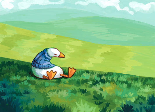 Sitting Duck - Print (two sizes)