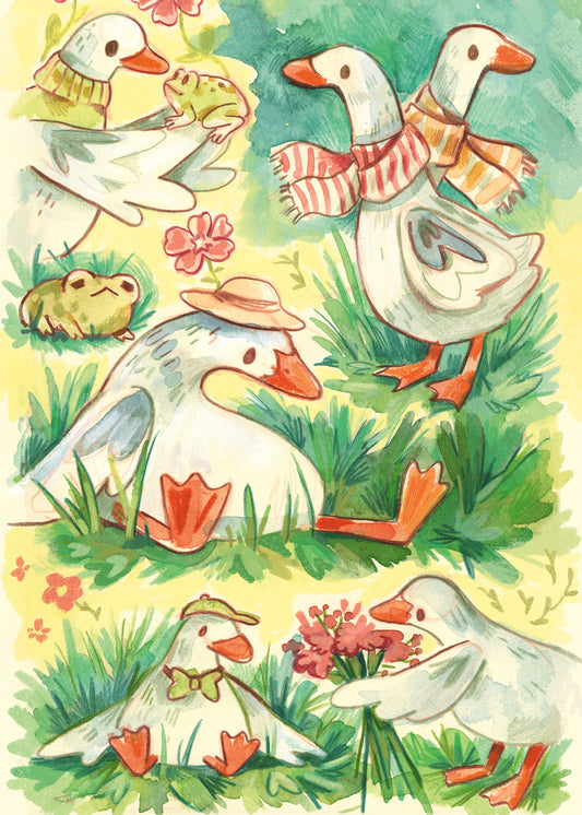 Ducky Sketchbook Print