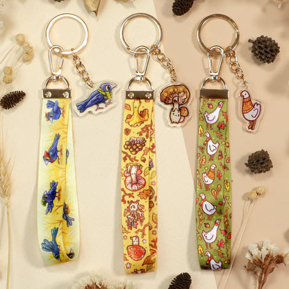 Wrist Lanyards with Charm