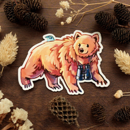 Binocular Bear - Sticker