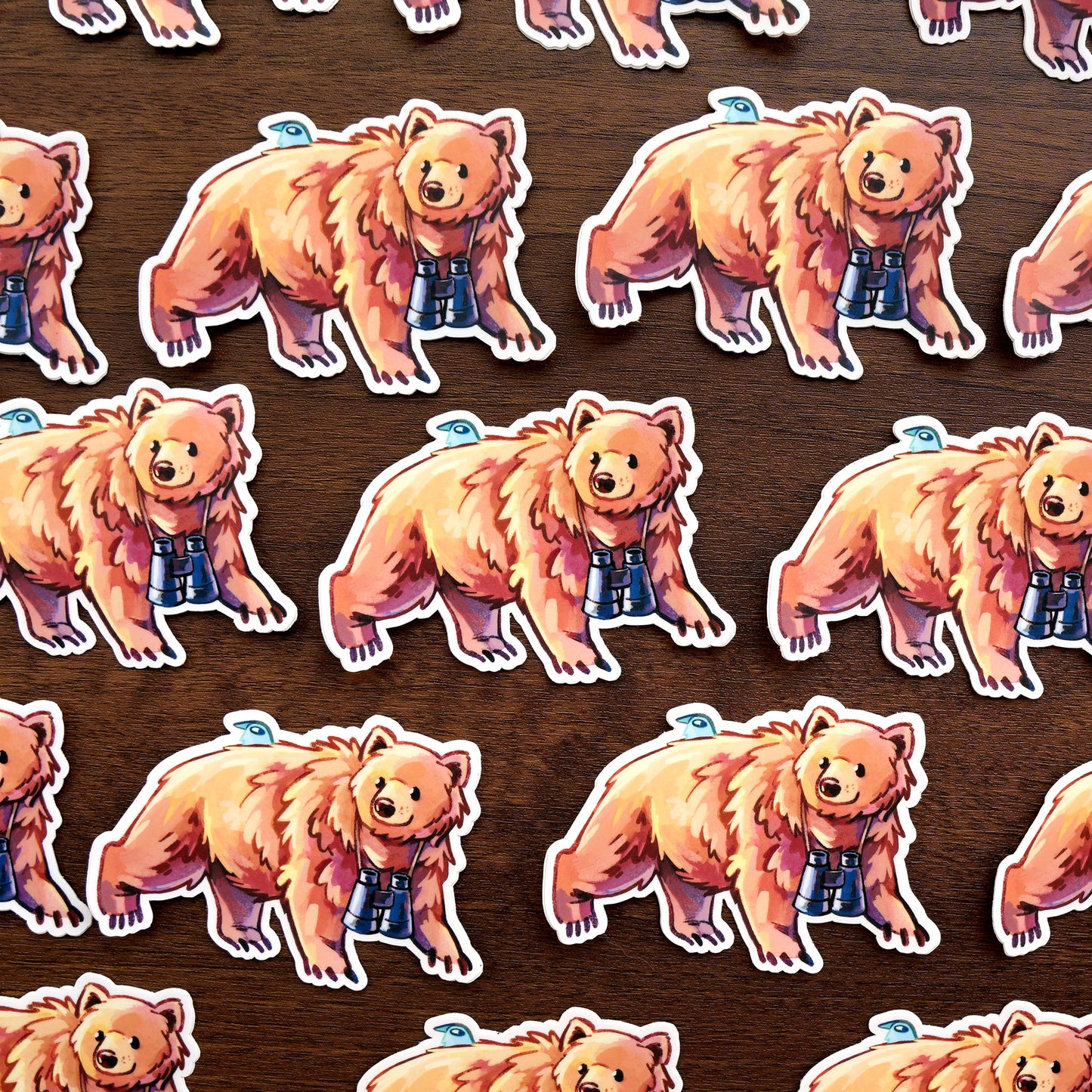 Binocular Bear - Sticker