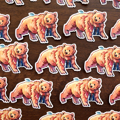 Binocular Bear - Sticker
