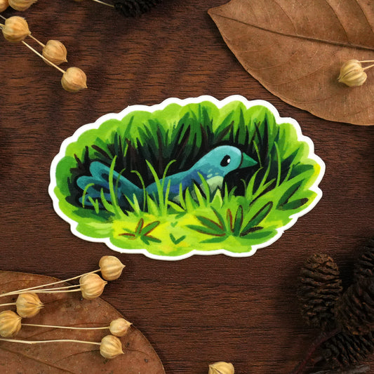 Little Bird in the Grass - Sticker