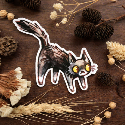 Black Cat - Sticker