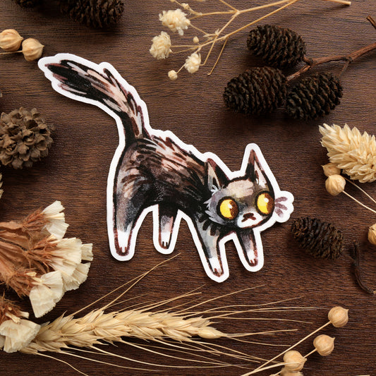 Black Cat - Sticker