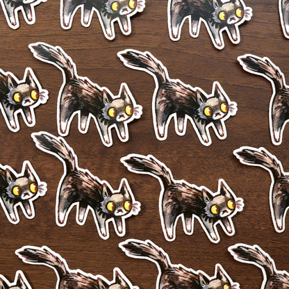 Black Cat - Sticker
