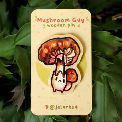 Mushroom Guys - Wooden Pins