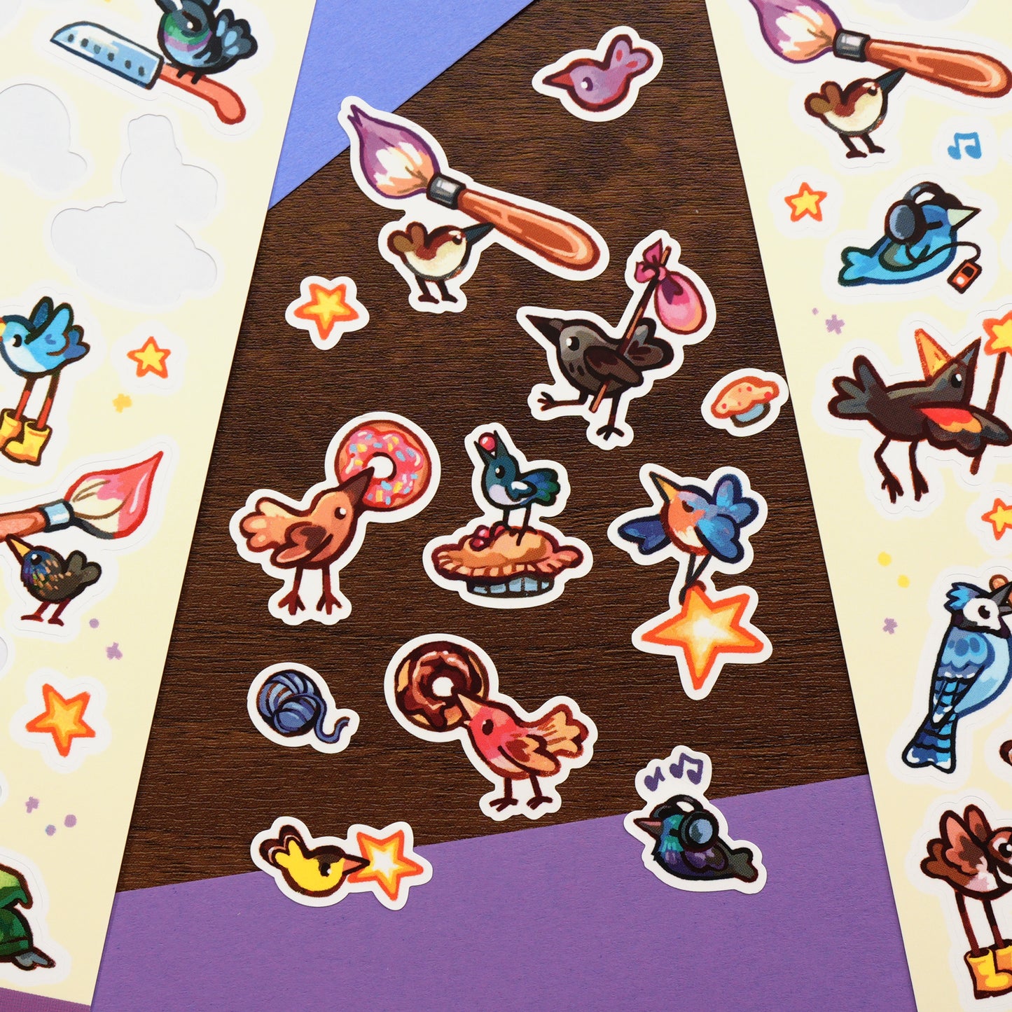 Busy Birds - Sticker Sheet
