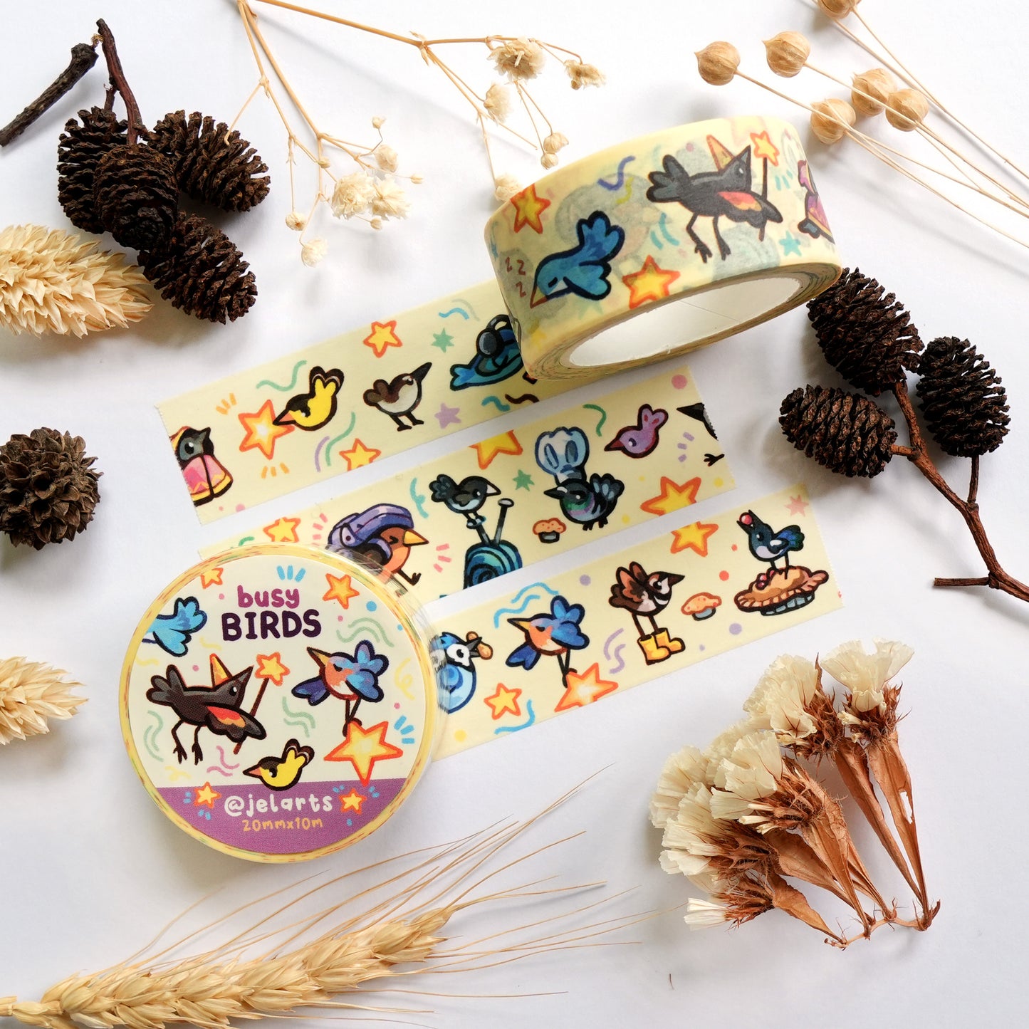 Busy Birds - Washi Tape