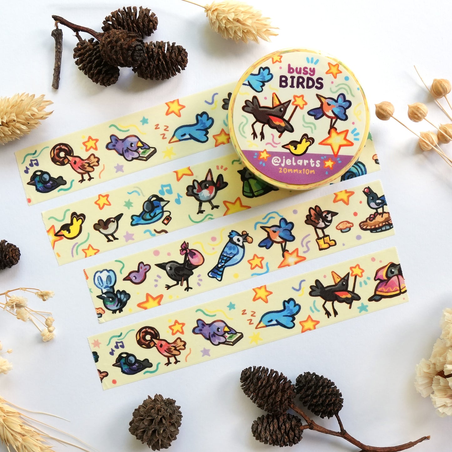 Busy Birds - Washi Tape