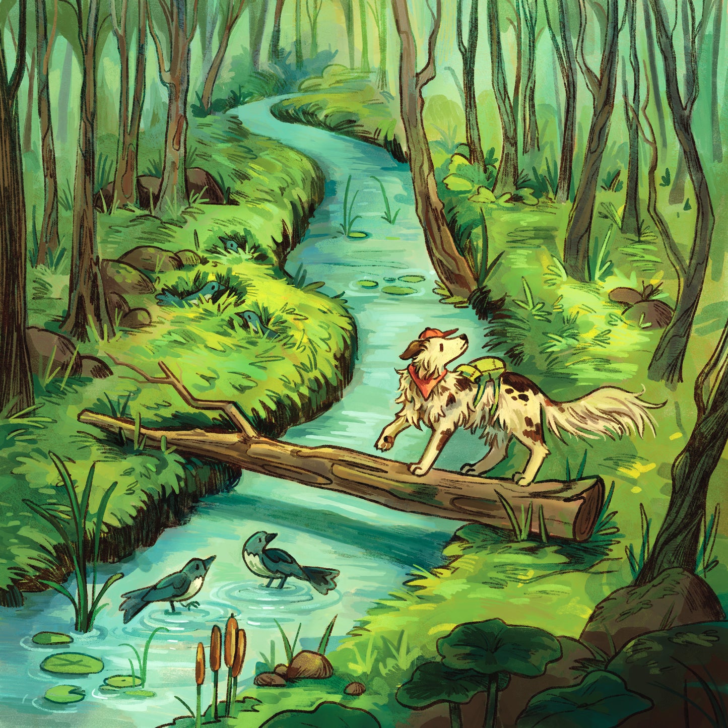 Dog Crossing - Print