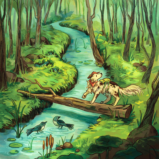 Dog Crossing - Print