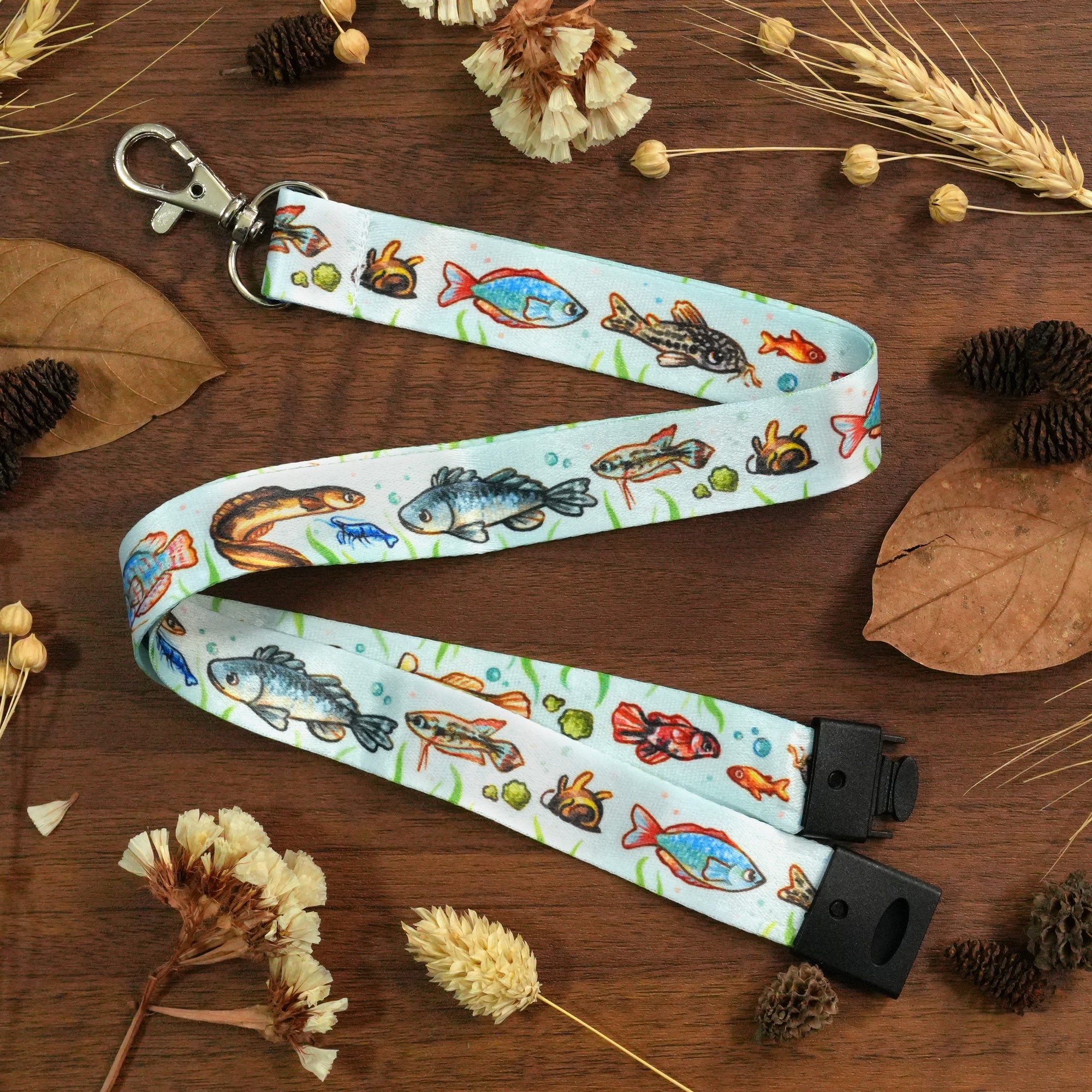 Fish Friends Lanyard (with buckle) – JelArts