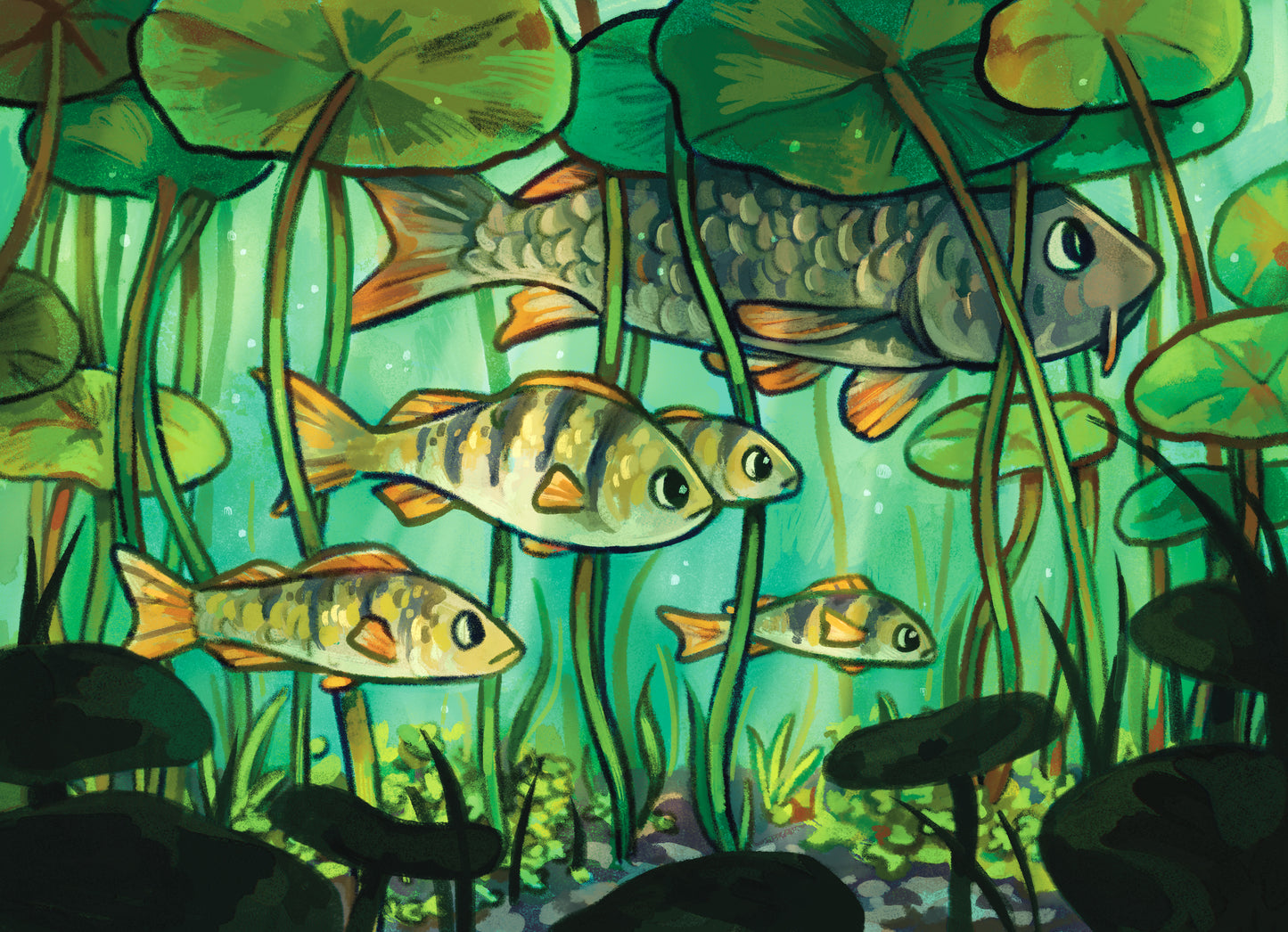 Fish Forest - Print (two sizes)