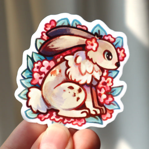 Flower Bunny - Sticker