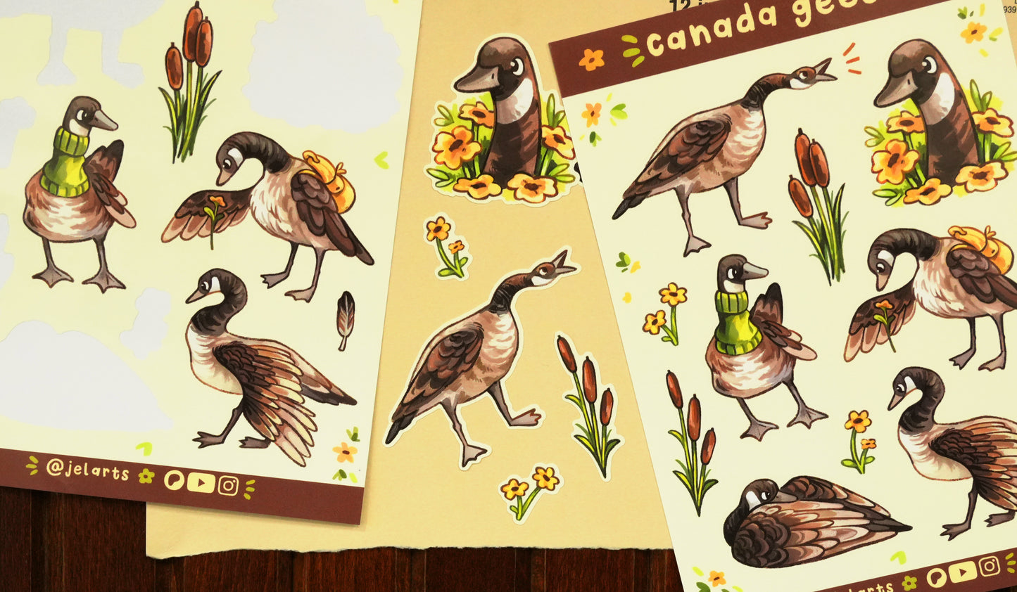 Canada Geese - Sticker Sheet
