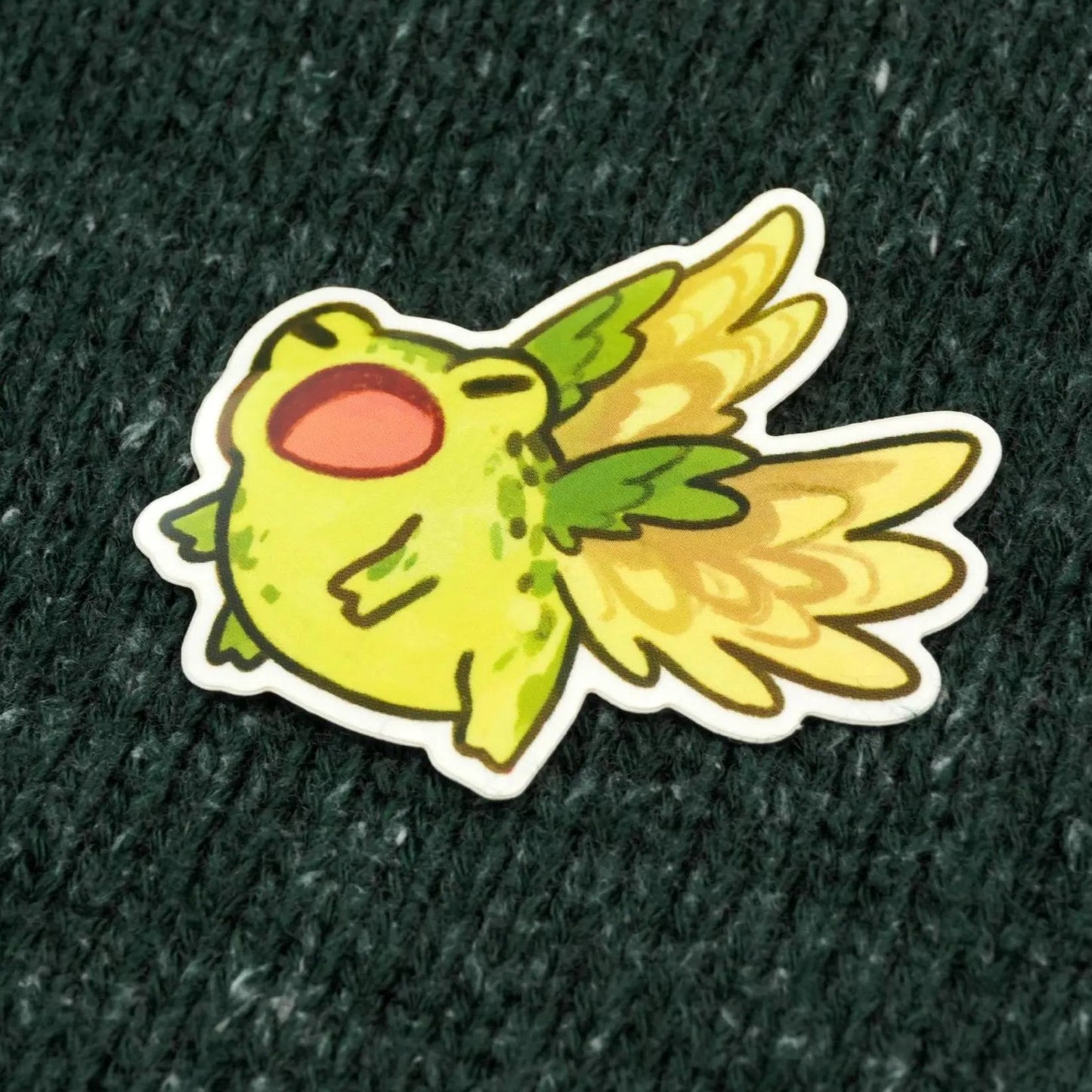 Winged Frog - Sticker