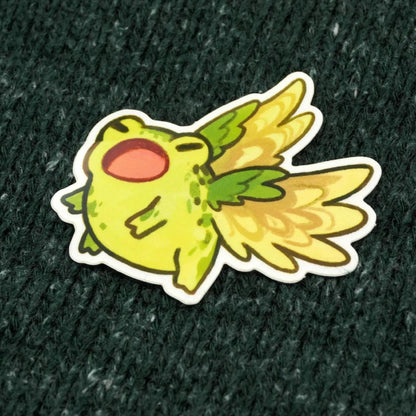 Winged Frog - Sticker