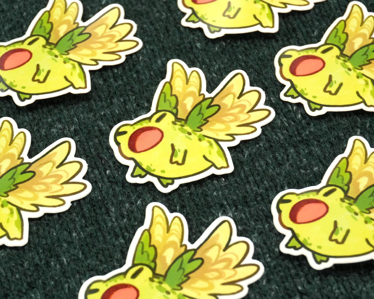 Winged Frog - Sticker