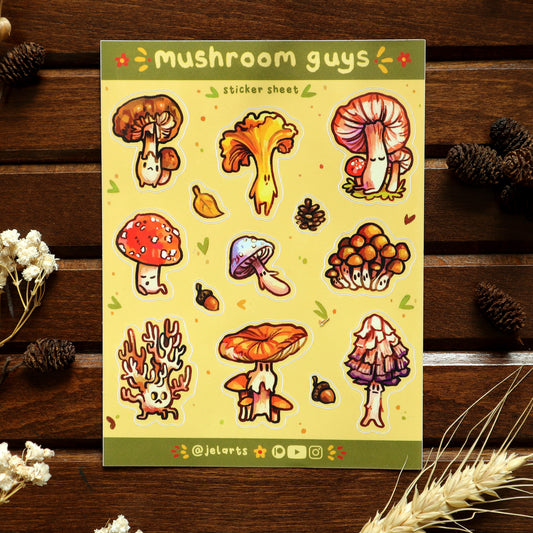 Mushroom Guys - Sticker Sheet