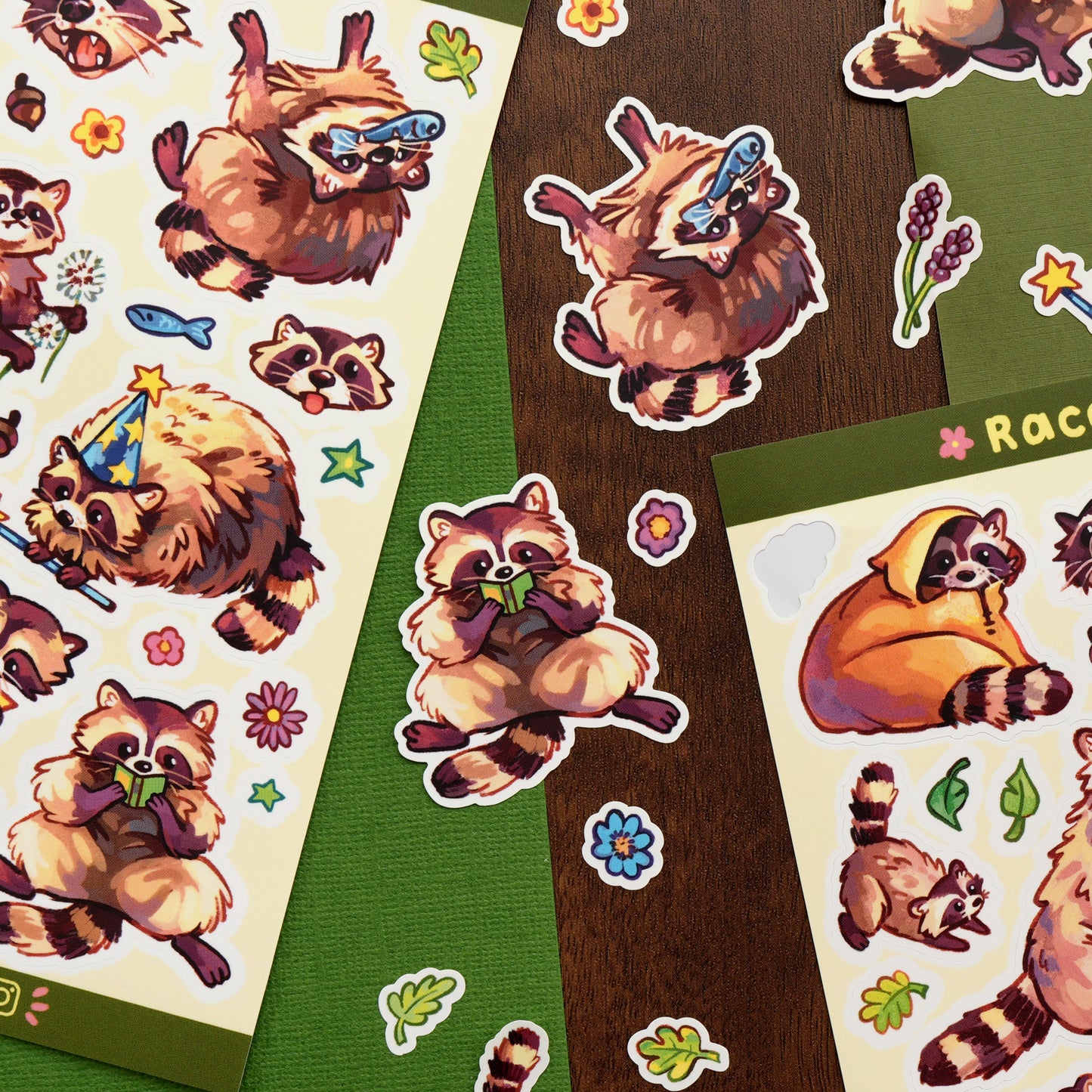 Raccoons - Sticker Sheet