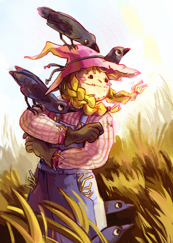 Scarecrow Print - A6 Size