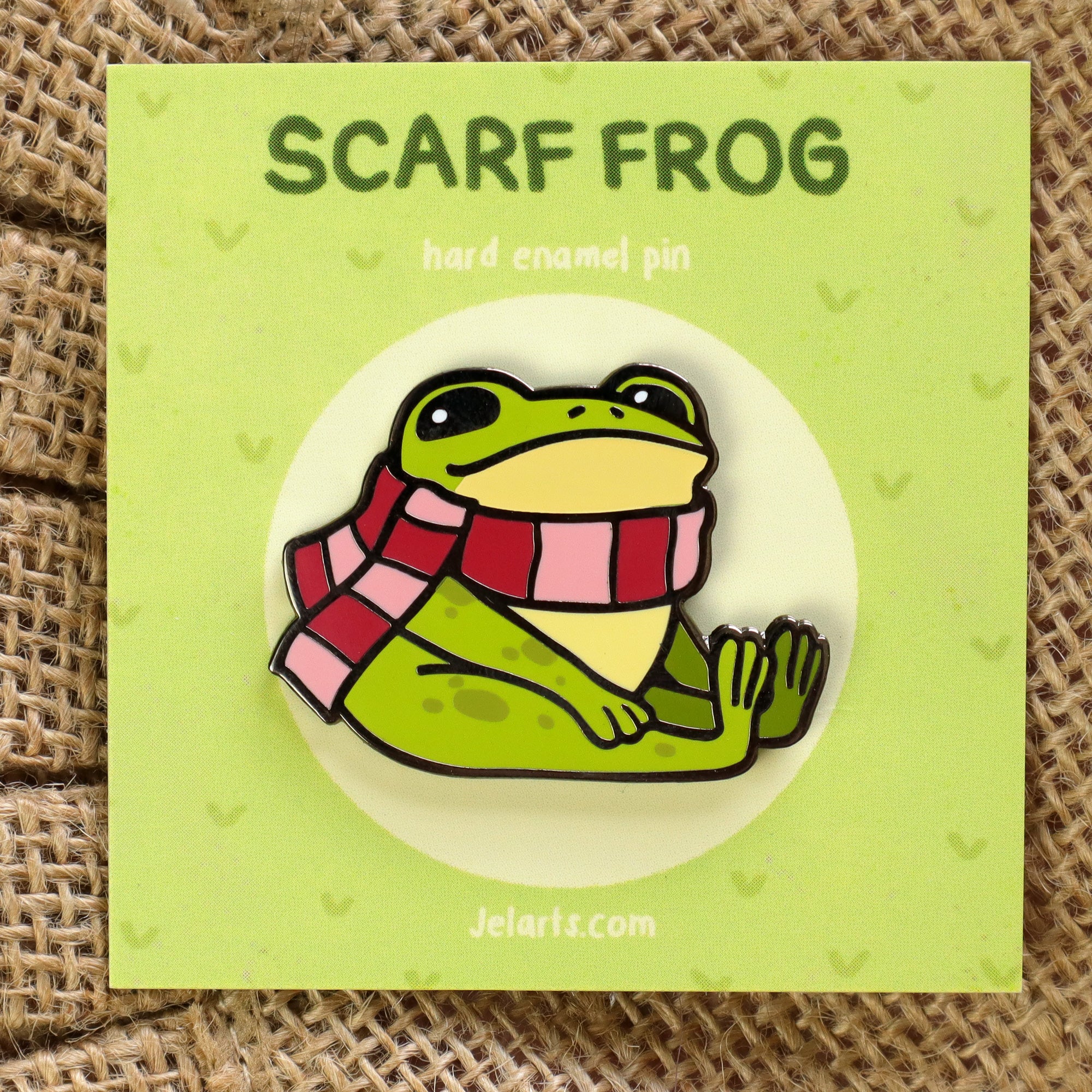 Frog with a Scarf - Enamel Pin