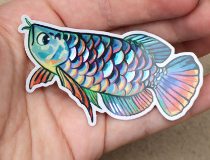 Arowana - Holo Sticker