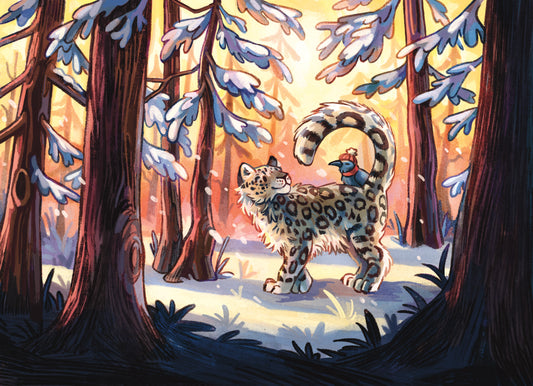 Snow Leopard - Print