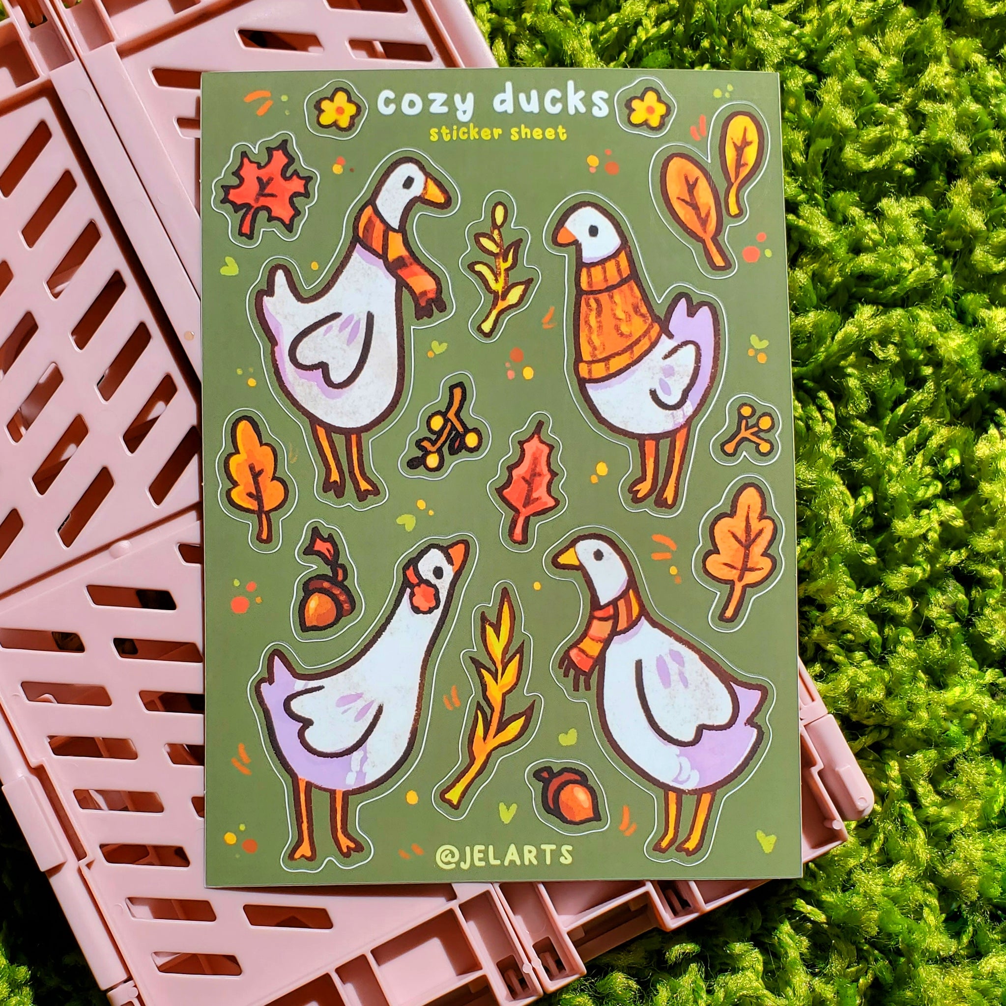Cozy Ducks - Sticker Sheet