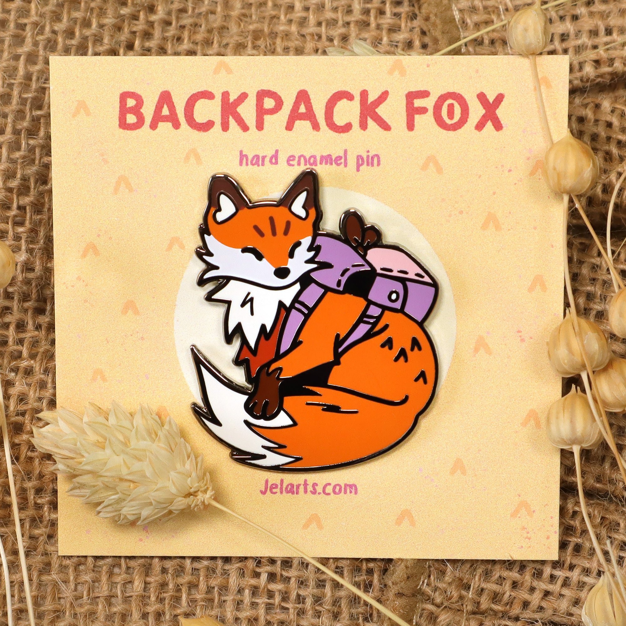 Backpack Fox - Enamel Pin