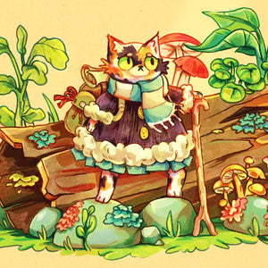 Cat Traveler - Nov. 2022 Patreon Print