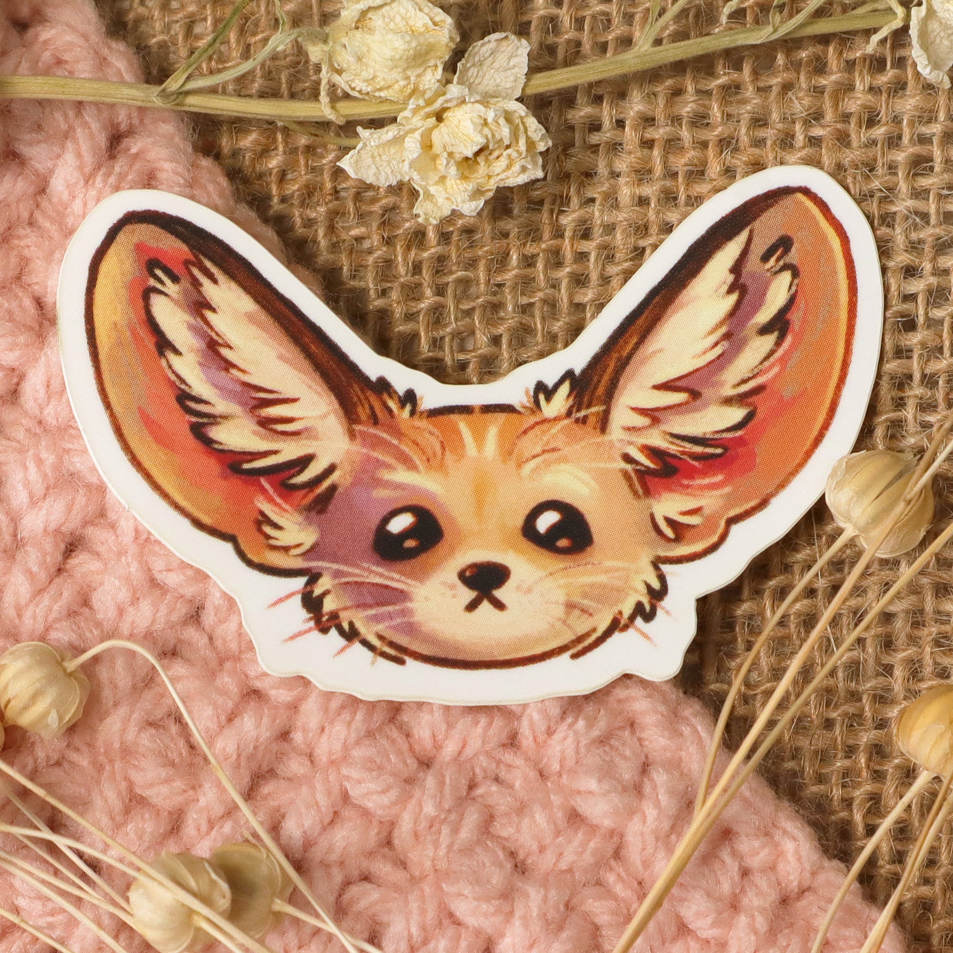 Fennec Fox Cutie - Sticker – JelArts